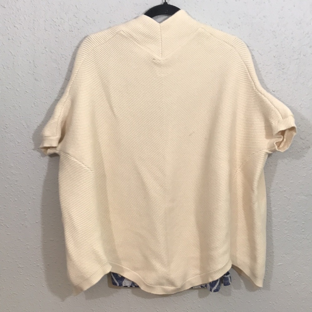 Akemi & Kin Cream‎ Small Ribbed Dolman Sleeve Open Front Cardigan size: One Size - Picture 2 of 8
